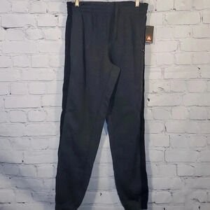 AIRWALK 100% Polyester Solid Charcoal Gray Active Pants Joggers Size M